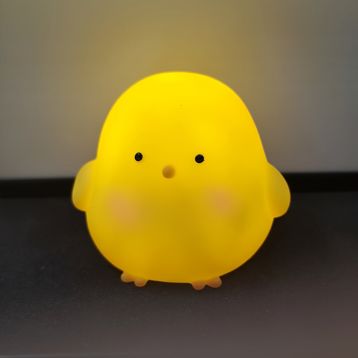 Minimalist Chicken LED Tabletop Lamp Battery-Powered Night Light for Bedroom Office