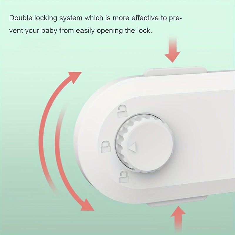 Child Safety Drawer Locks and Cupboard Locks for Baby Proofing, Right Angle and Fridge Protection