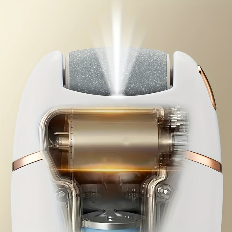 Rechargeable Electric Foot Grinder with Ergonomic Design for Polishing Faux Leather