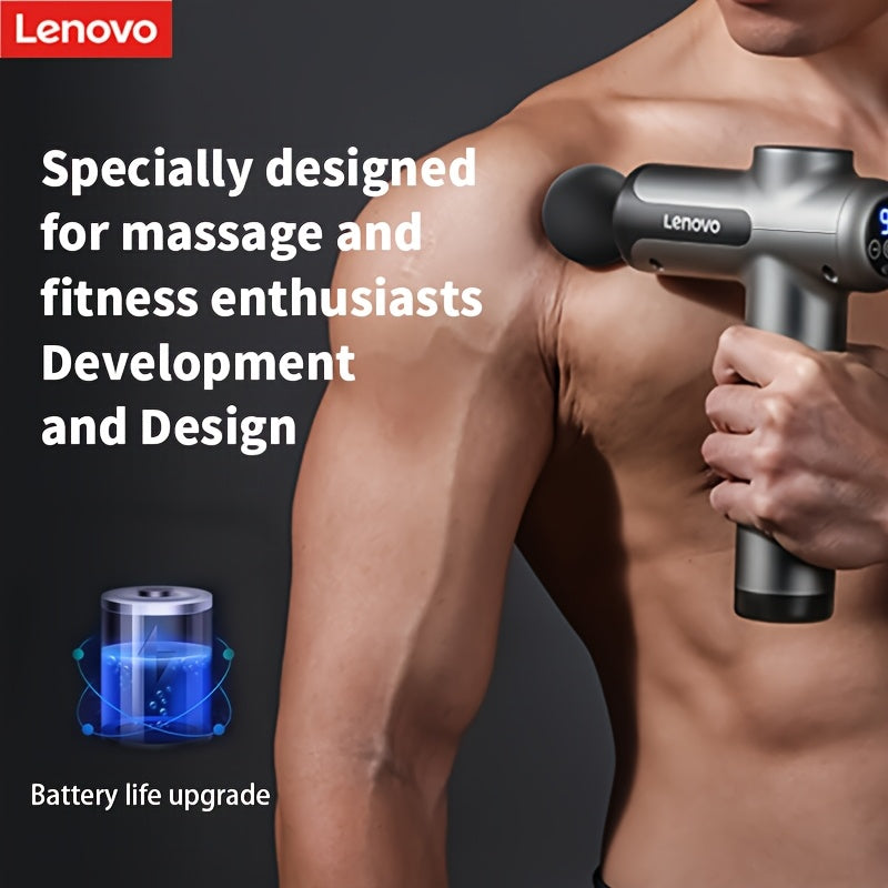 Portable Massage Gun with 8 Heads Rechargeable Lithium Battery Full Body Relaxation