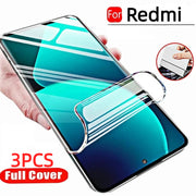 3-Pack Waterproof Tempered Glass Screen Protectors for Xiaomi Redmi Note 14 Pro K70 Ultra