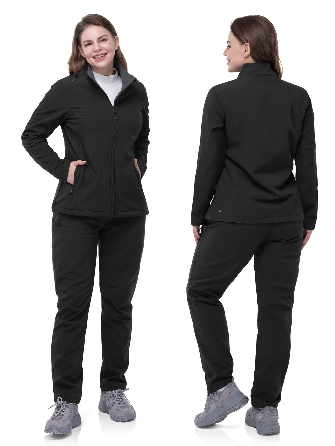 Women's Lightweight Windproof Soft Jacket Plus Size Lined Running Golf Hiking