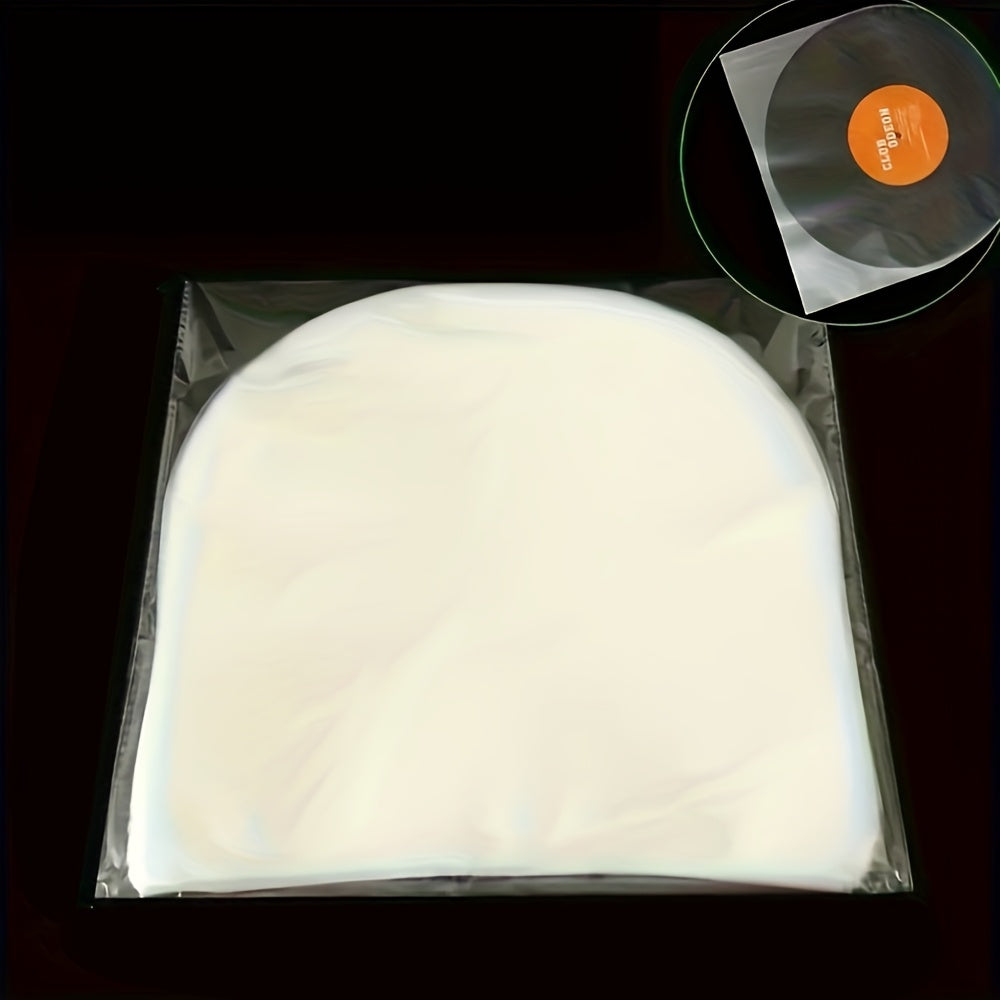 50/100 Anti-Static Black Vinyl Record Inner Sleeves Dust-Proof Covers for LPs CDs Albums