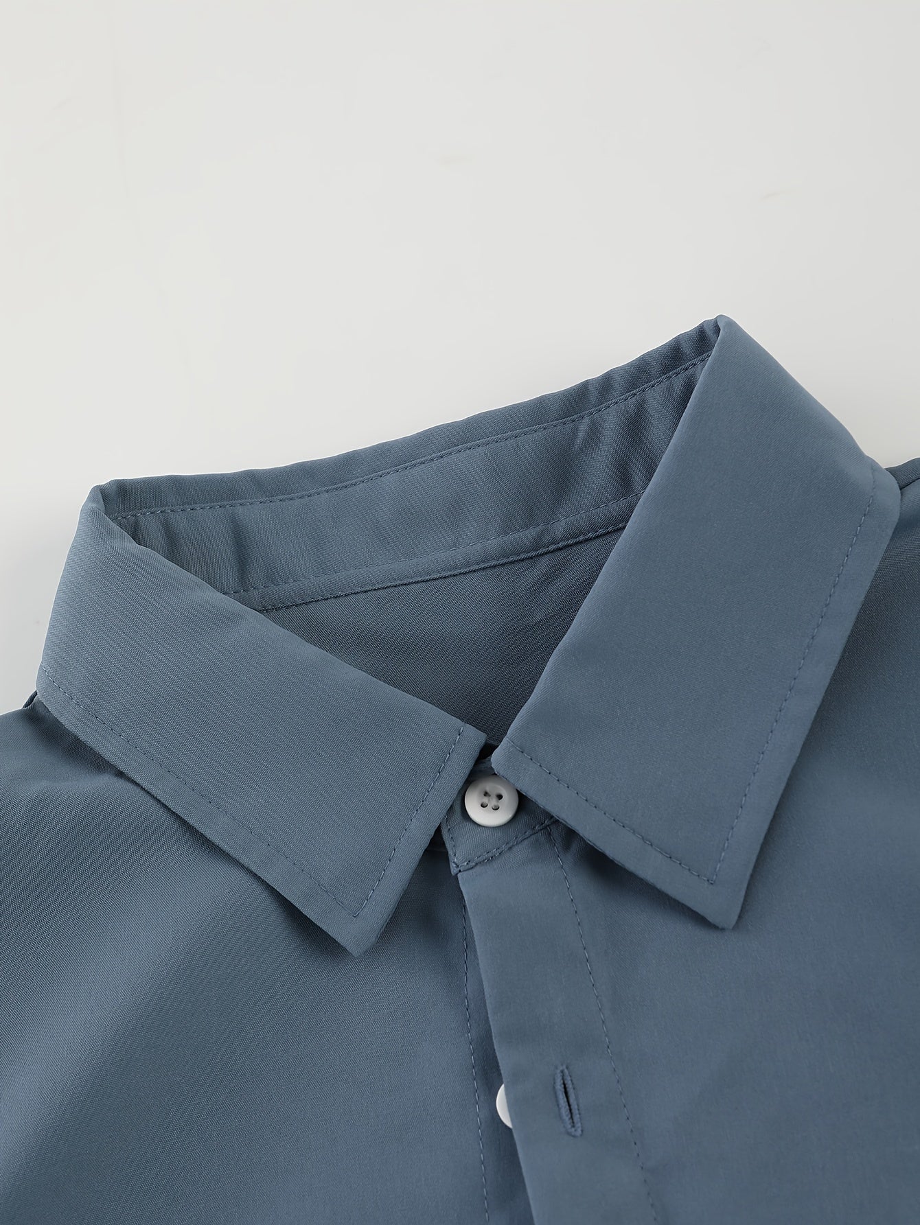 Men's Floral Printed Casual Shirt and Drawstring Trousers Set Polyester Spring Fall