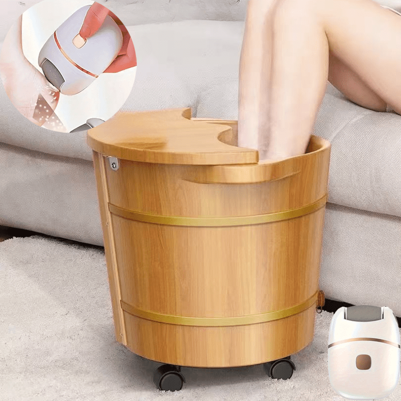 Electric Foot Grinder with 2 Interchangeable Heads Rechargeable USB Portable Spa Tool