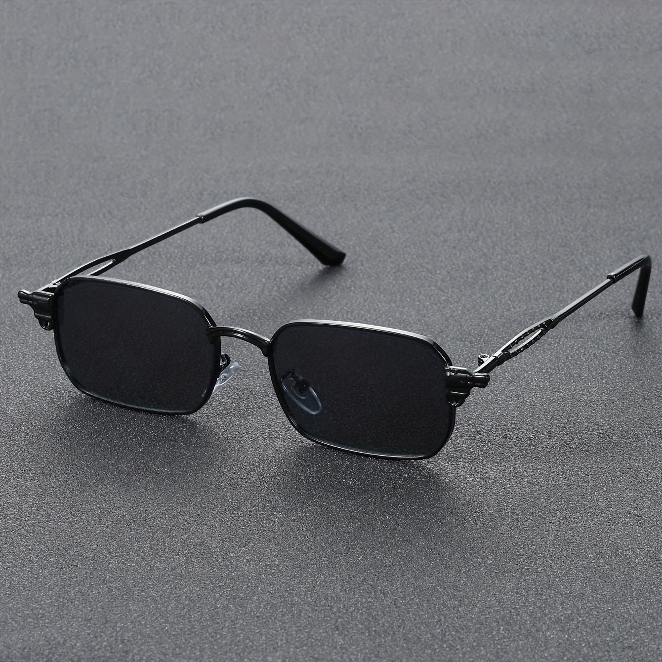 Men's Retro Denim Square Glasses Fashion Eyewear Unisex Stylish