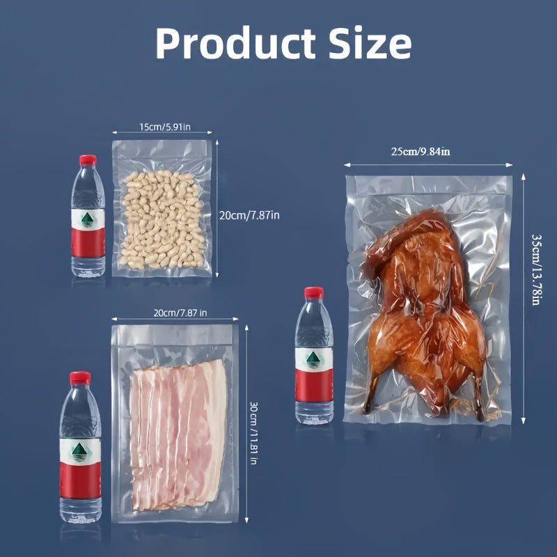 Vacuum Sealing Bags Set 3 Sizes Food Preservation Storage 150 Count