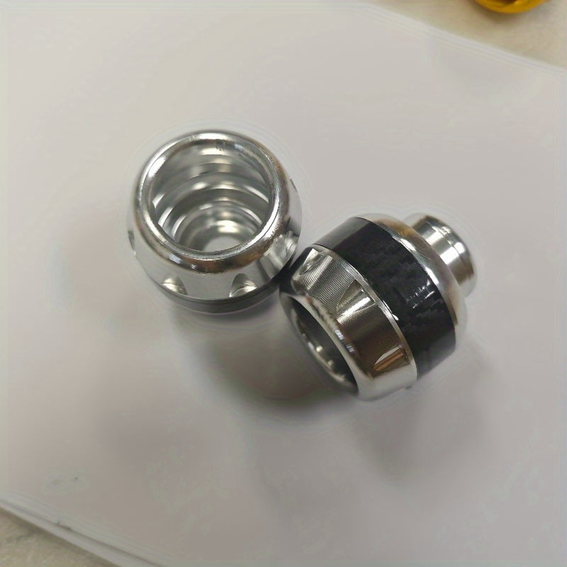 Universal Carbon Fiber Motorcycle Front Fork Stem Caps for Motorbike Scooter