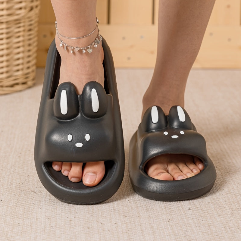 Unisex Cartoon Bunny Slippers Soft Indoor Outdoor Cozy All Seasons