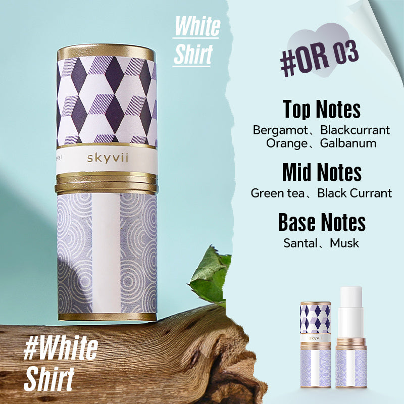 Solid Perfume Balm Sticks Long-Lasting Floral Fruity Natural Scent for Adults