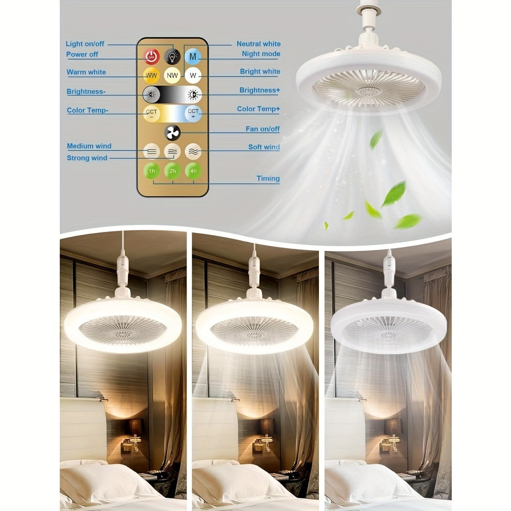 Zamonaviy LED shiftli changyutgich chiroqi va masofadan boshqarish, sozlanadigan rang harorati, E27 rozetkasi