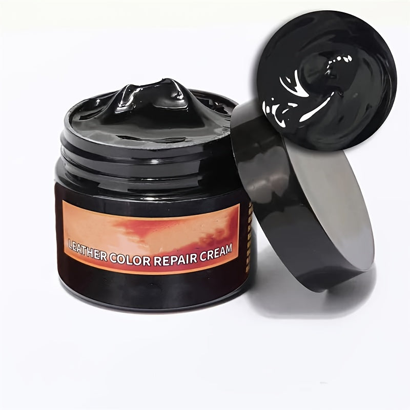 Крем для ремонта кожи от царапин на кожаной мебели, автомобильных сиденьях и сумках