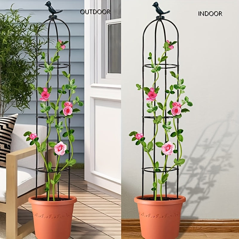 Adjustable Multi-Tier Bird Perch Stand for Indoor Outdoor Plants and Vines