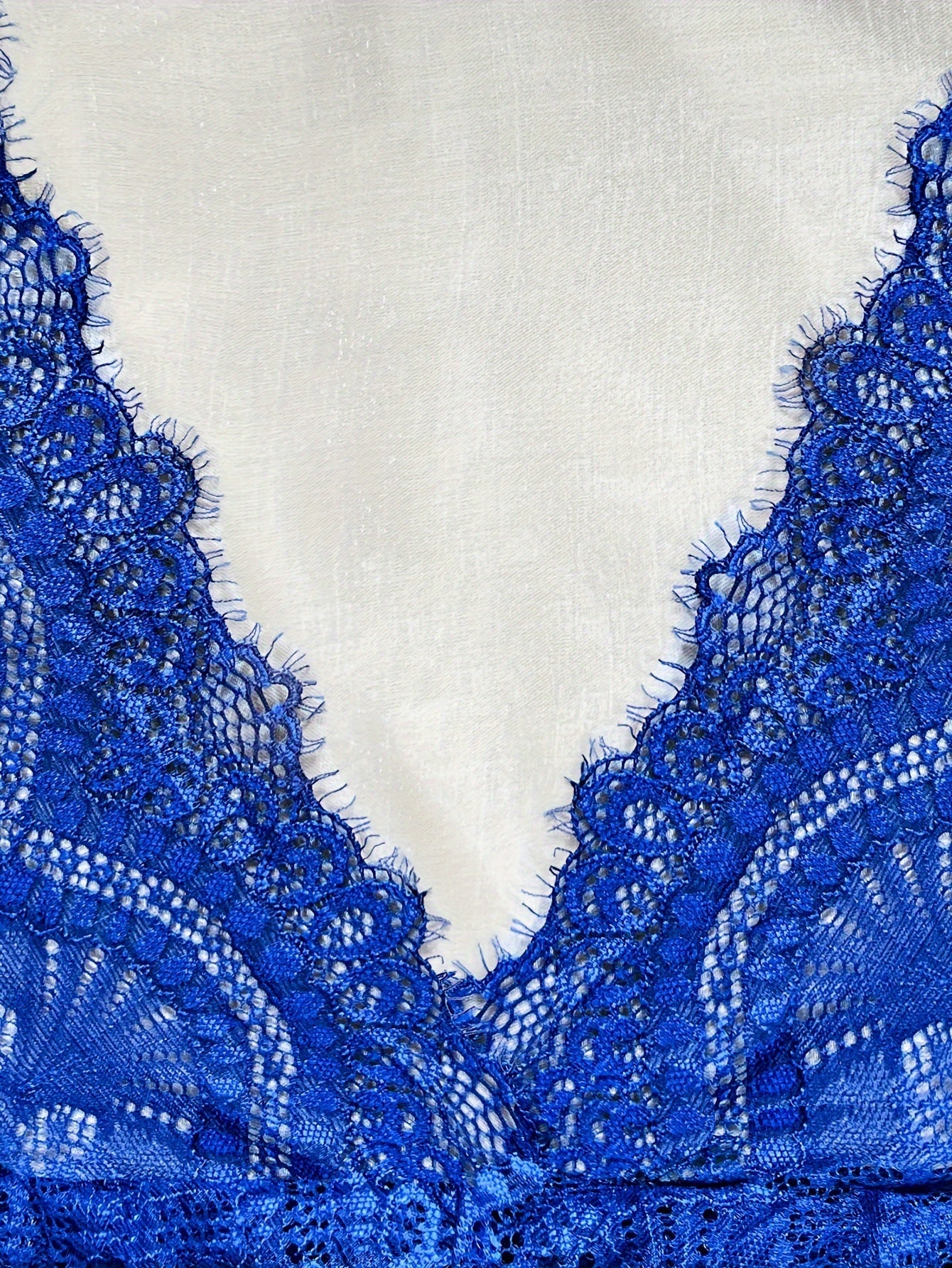 Lingerie Teddy with Plunging Neckline and Strappy Back