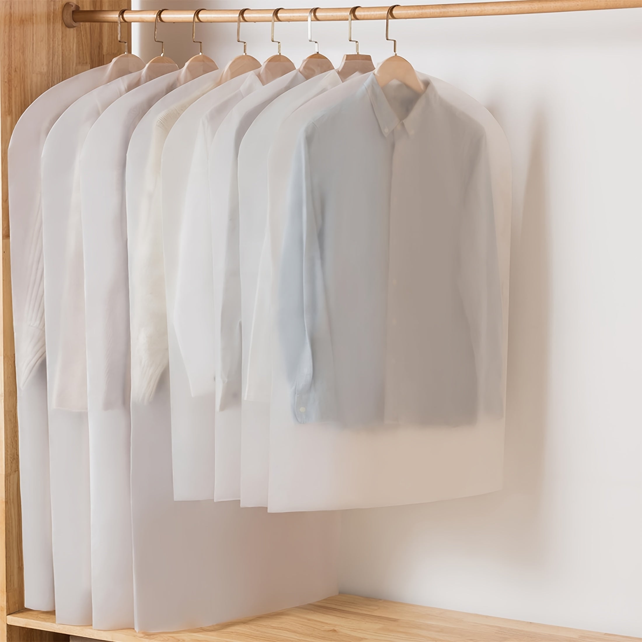 5-to'plam shaffof kiyim qoplami, pastki ochilish bilan, yengil changga chidamli, hasharotlarga qarshi