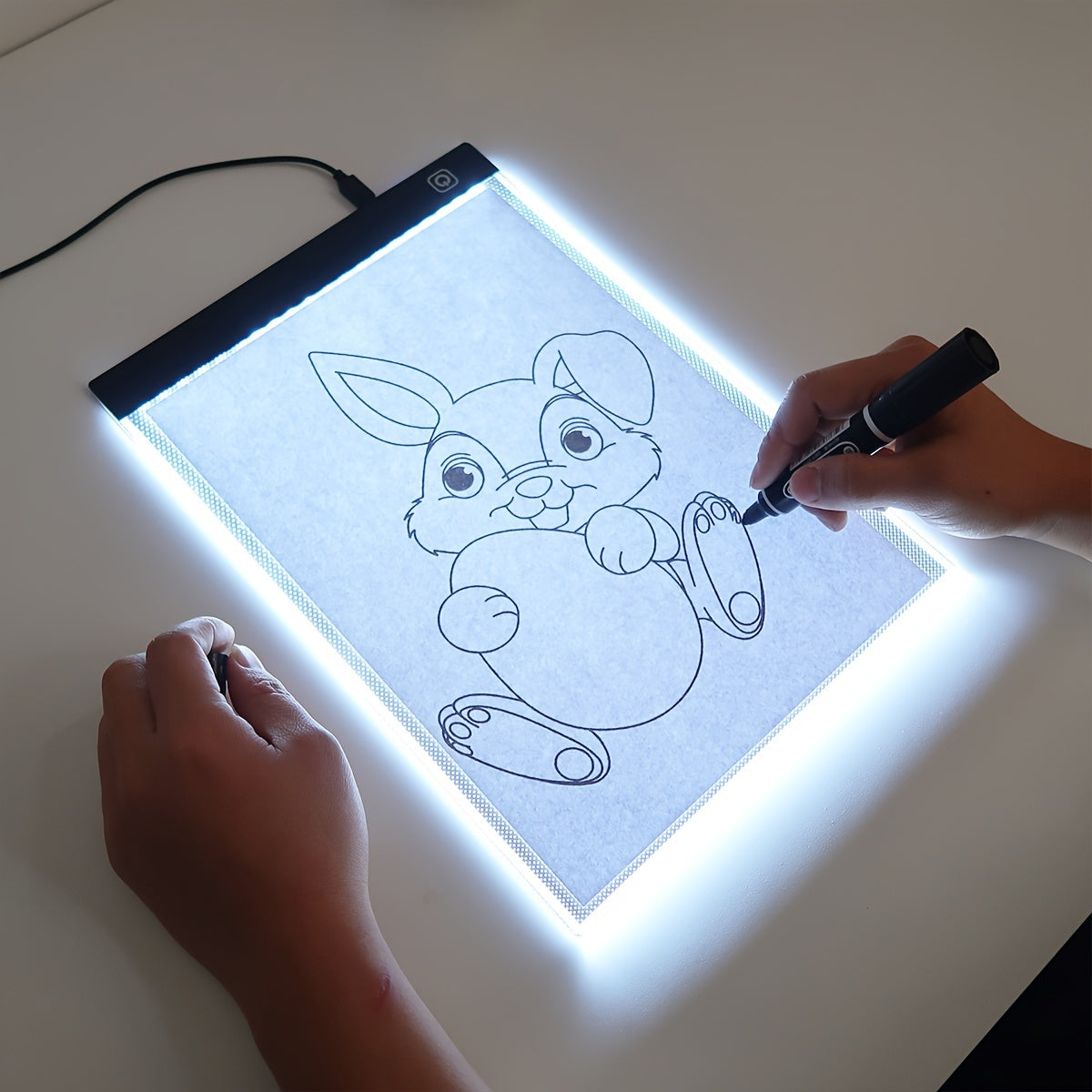 Acrylic LED Drawing Light Pad with Dimmable Levels in A5 A4 A3 Sizes for Art and Learning