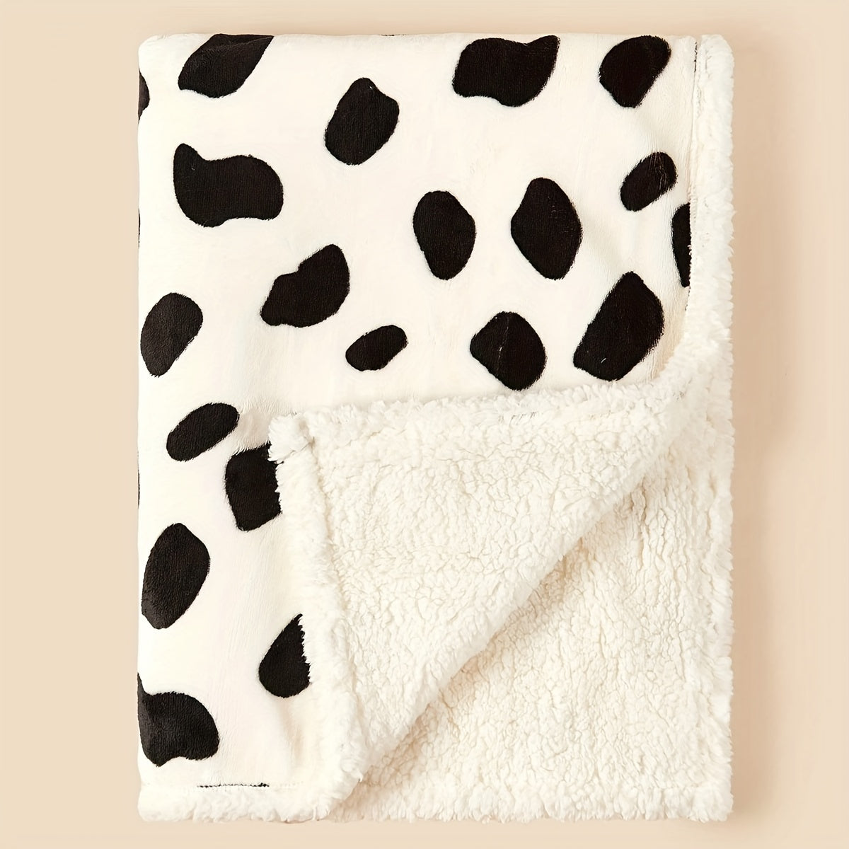 Manta de arrullo para bebé de doble capa de franela, para uso en casa o como cubierta, 47x47 pulgadas