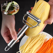 Vegetable Peeler Stainless Steel Manual Kitchen Gadget for Fruits and Veggies
