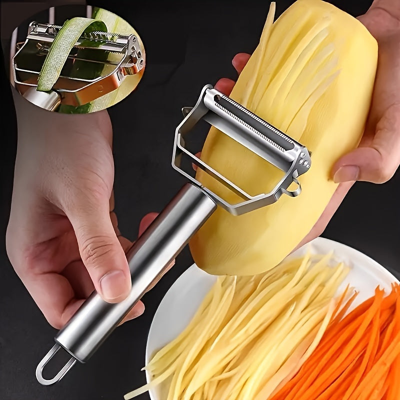 Vegetable Peeler Stainless Steel Manual Kitchen Gadget for Fruits and Veggies