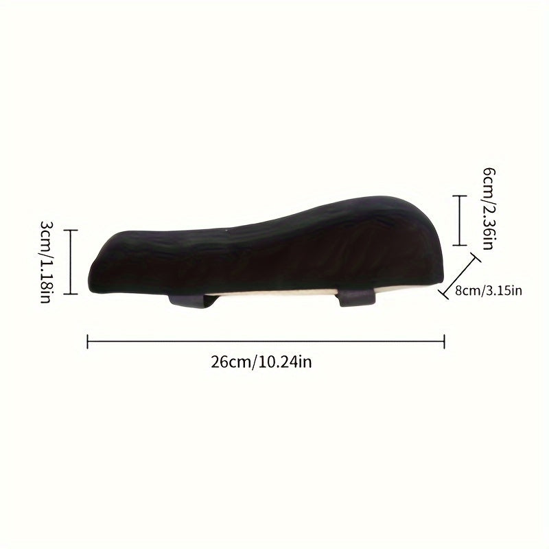 Ergonomic Armrest Pad for Computer and Gaming Chairs Polyester Cover Polyurethane Core Pressure Relief