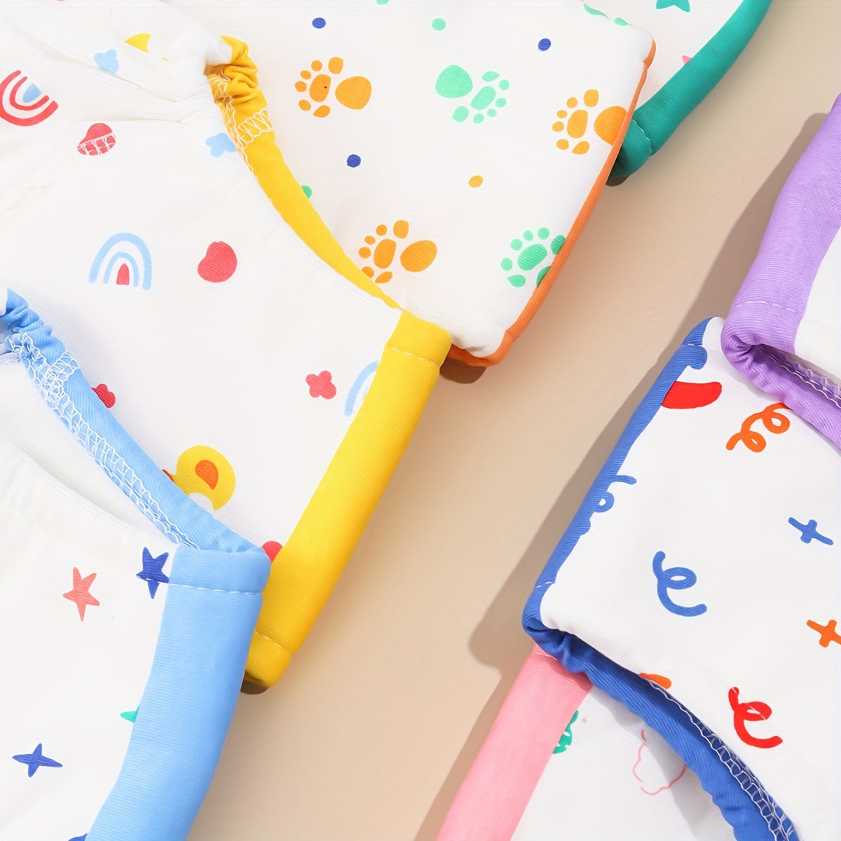 Pantalones de entrenamiento de algodón para niños pequeños, paquete de 2, impermeables, pañales de entrenamiento unisex