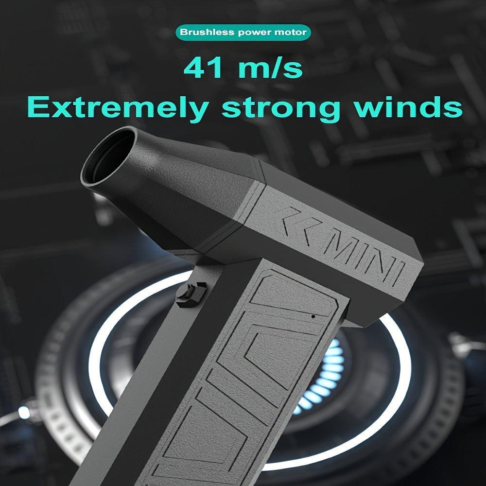 Portable Handheld Fan with Brushless Motor 11000 RPM Rechargeable Lithium Battery