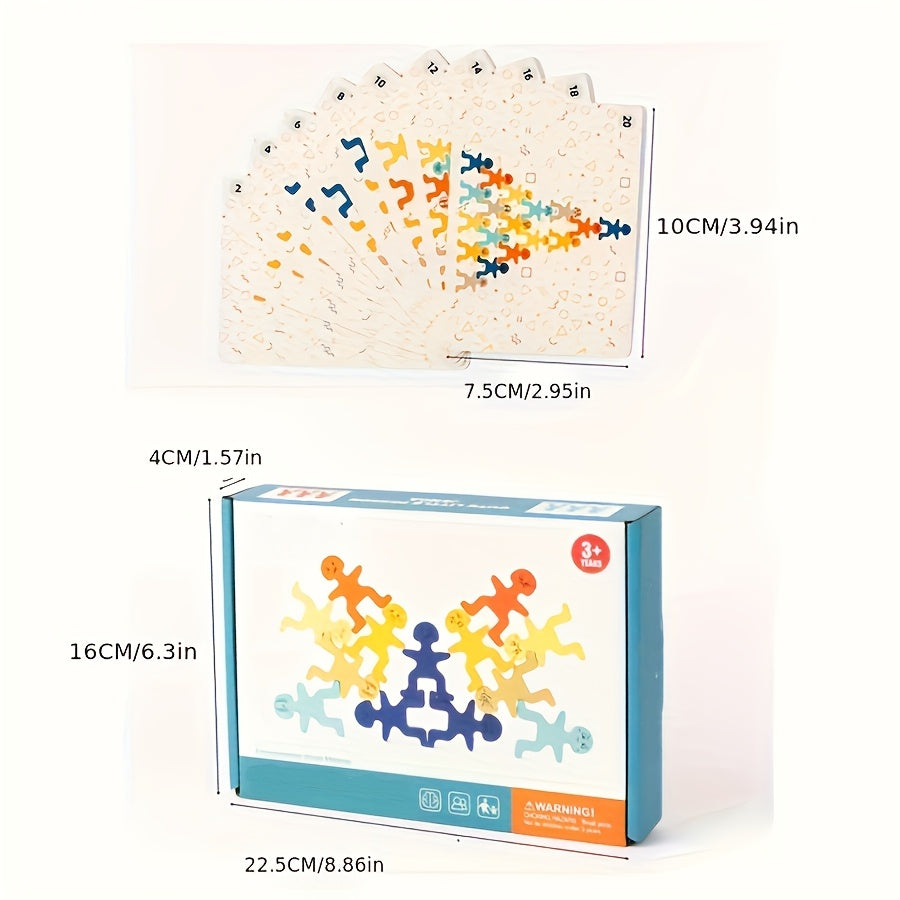 Juguete educativo de apilamiento para niños para la interacción entre padres e hijos y habilidades de equilibrio