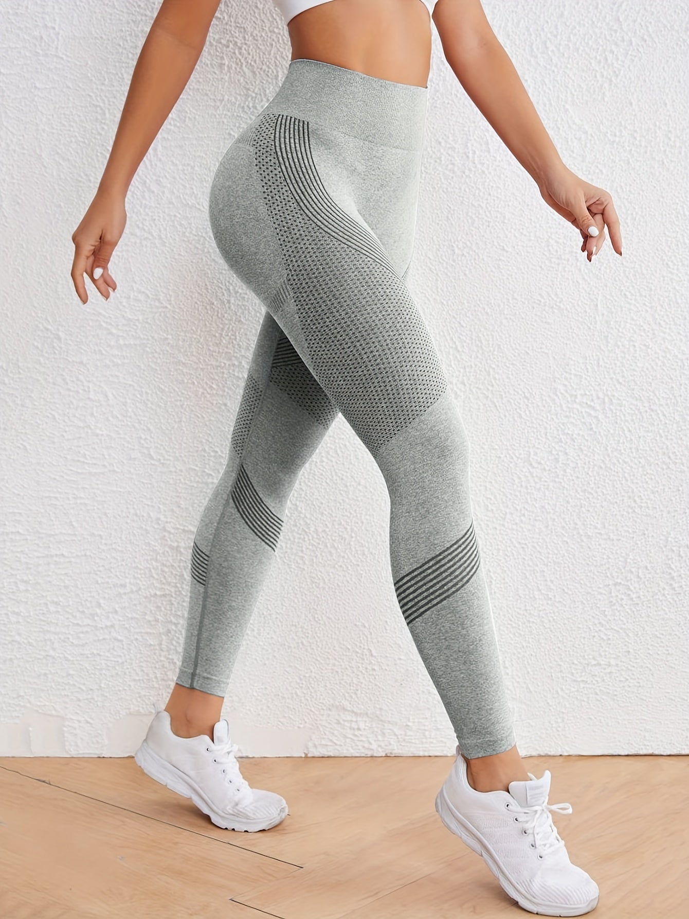 Women's High-Waist Seamless Yoga Pants Quick-Drying High-Stretch Slimming Leggings