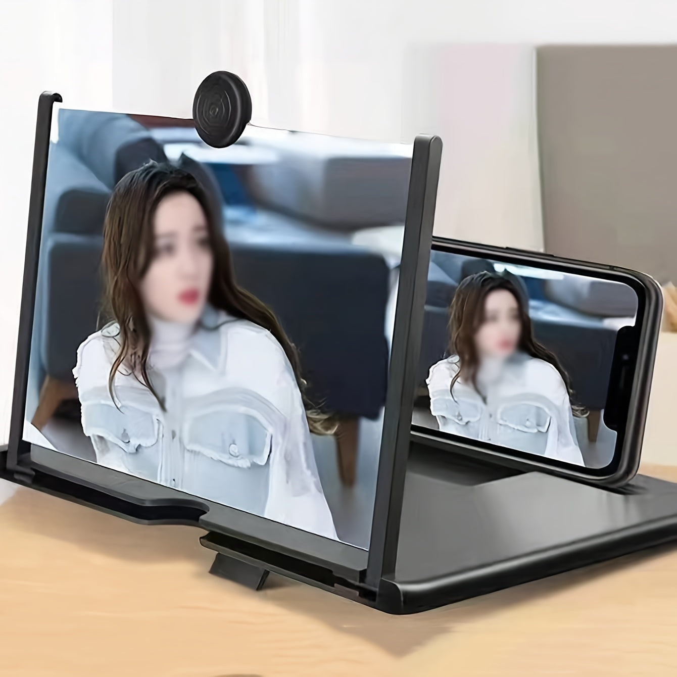 High-Definition 3D Screen Magnifier for Mobile Phones Large Screen Video Amplifier