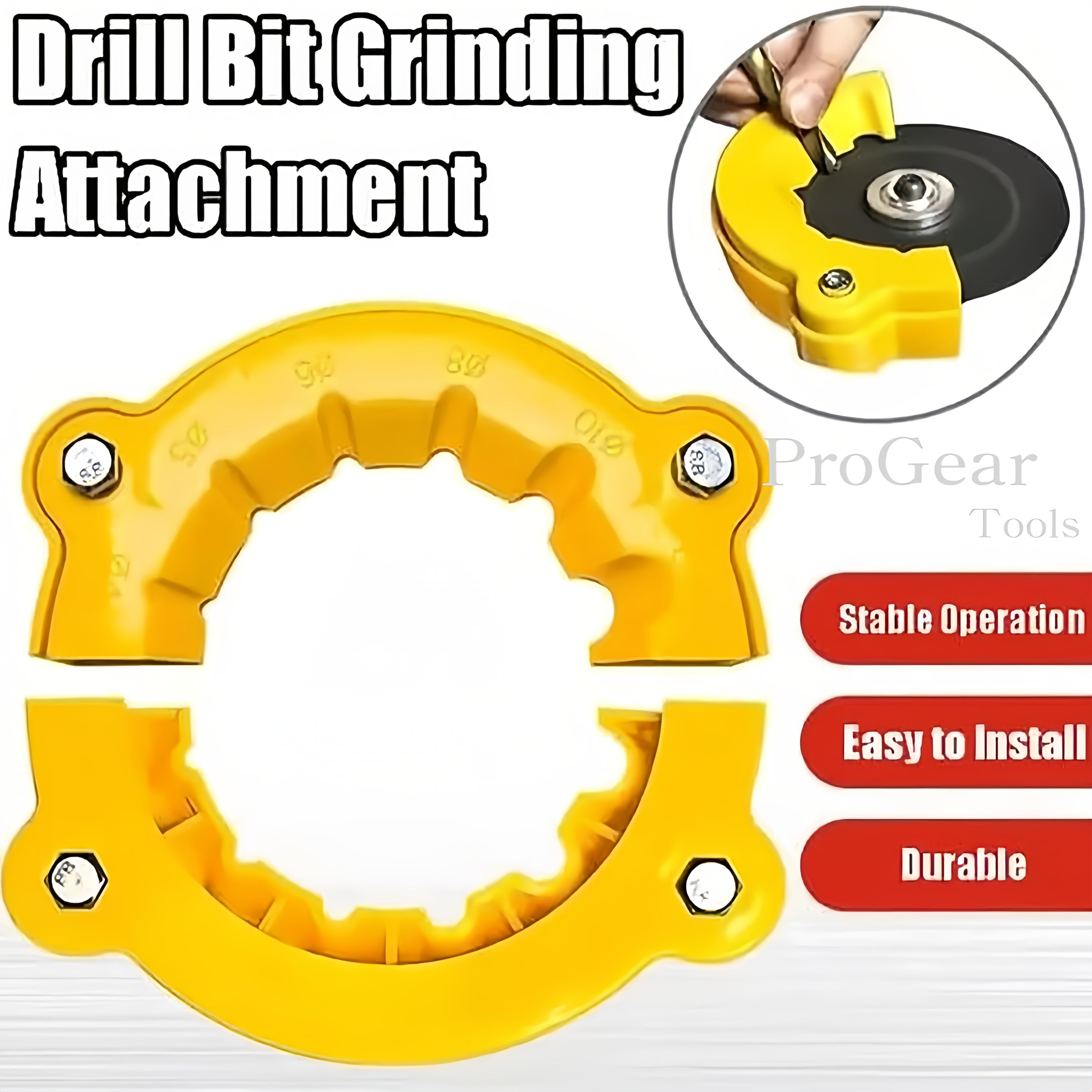 Universal Drill Bit Sharpener for All Drill Bits and Angle Grinder Accessories