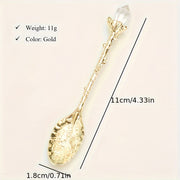 Floral Coffee Spoon for Tea and Desserts, Vintage Charm, Elegant Pattern