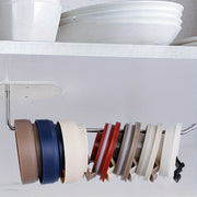 Zinapoyali po'latdan yasalgan tokcha oshxona ro'moli, shkaf qog'oz sochiq, Amerika shkafi stakan qopqog'i va boshqa narsalarni hech qanday teshiklar hosil qilmasdan ushlab turish uchun mo'ljallangan.