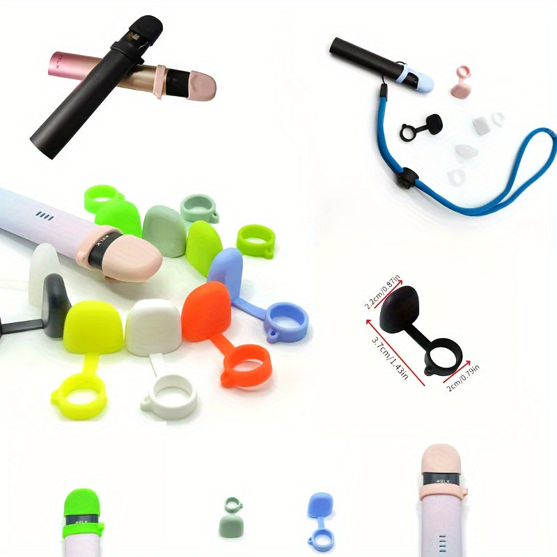 Силиконовая крышка для вейпа с отсоединяемым шнурком, универсальный аксессуар для электронных сигарет
