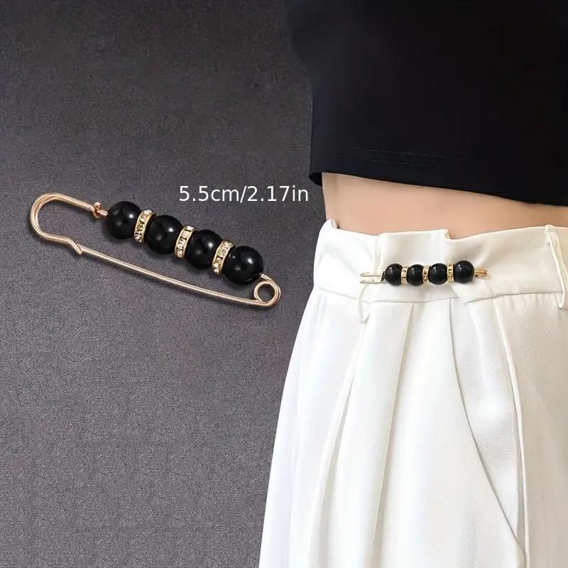 Set of 9 Adjustable Waistband Clips for Pants and Skirts Non-Slip Buckle Brooches