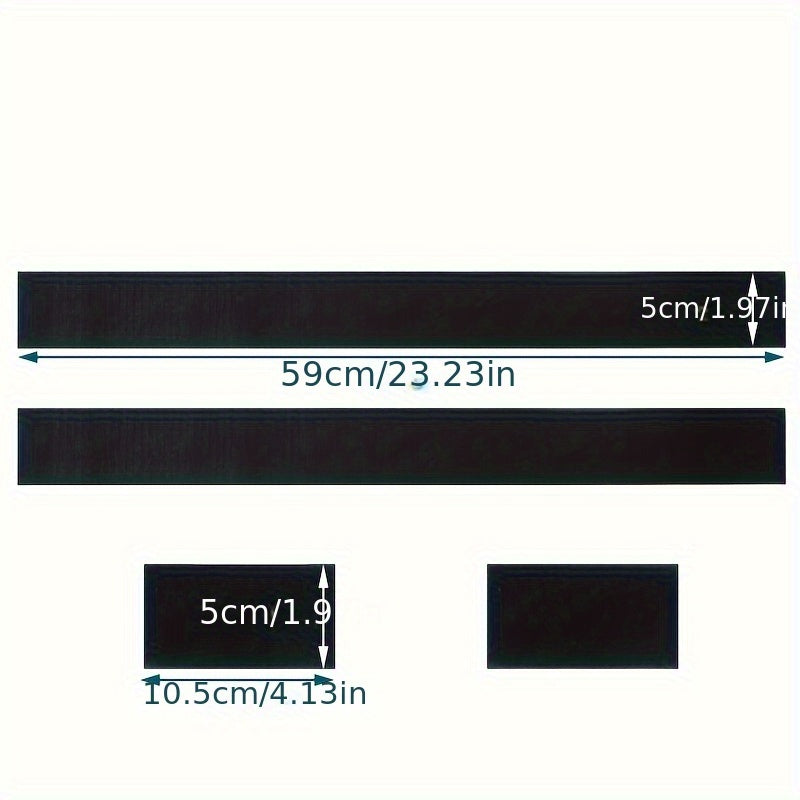 4pcs Car Trunk Organizer Straps Nylon Secure Storage for Fire Extinguishers Black