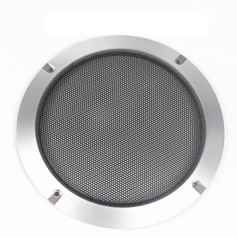 Black Mesh Speaker Grille 5.08cm to 25.4cm Durable Metal Enclosure