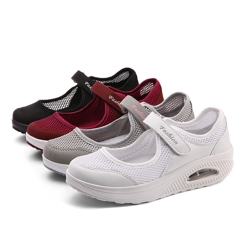 Women's Air Cushion Mary Jane Shoes Lightweight Breathable Sneakers