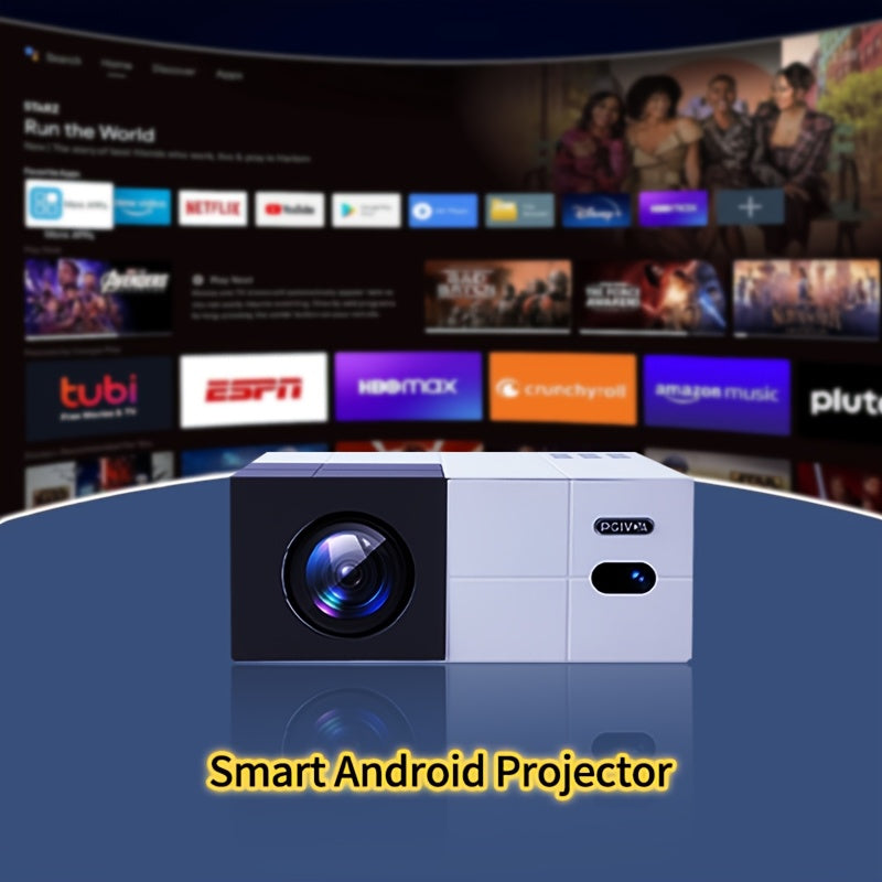 Android Smart Projector Full HD 1080P 20000 Lumens Wireless Screen-to-Screen