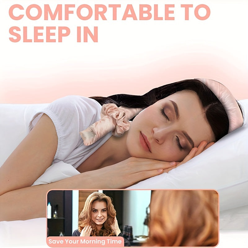 3-Piece Foam Sponge Hair Curlers Set for Women Overnight Heatless Curling