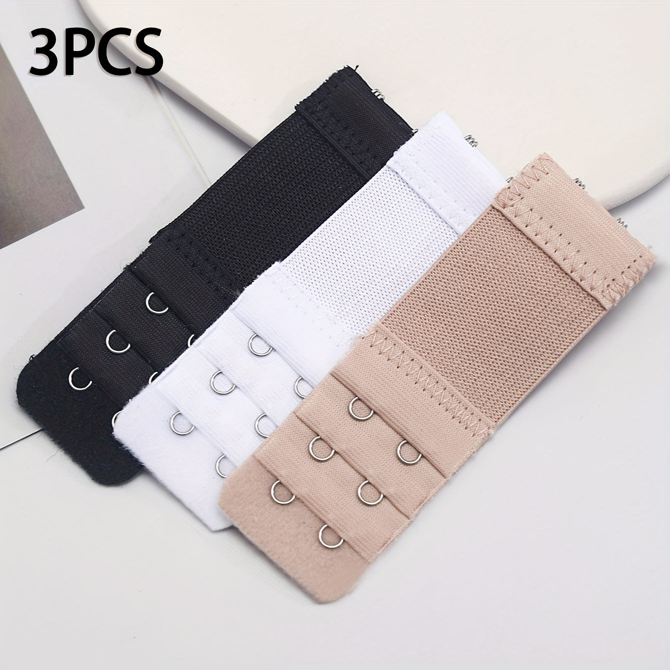 Women Bra Extender Hooks Set Adjustable Elastic Underwear Extension Buckle