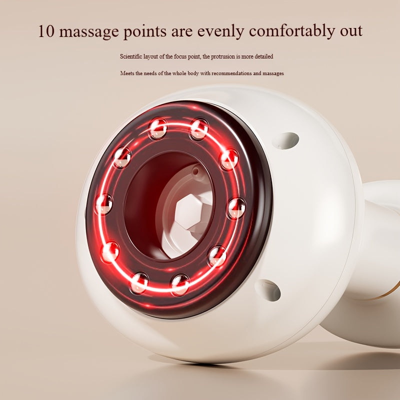 Qayta zaryadlanadigan aqlli vakuum qozon massajchisi, elektr isitish, Gua Sha so'rish qozon funksiyasi va 1200Mah litiy batareyasi bilan.