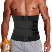 Men's Neoprene Waist Trainer Tummy Sheath Sauna Body Shaper Belt Sports Style