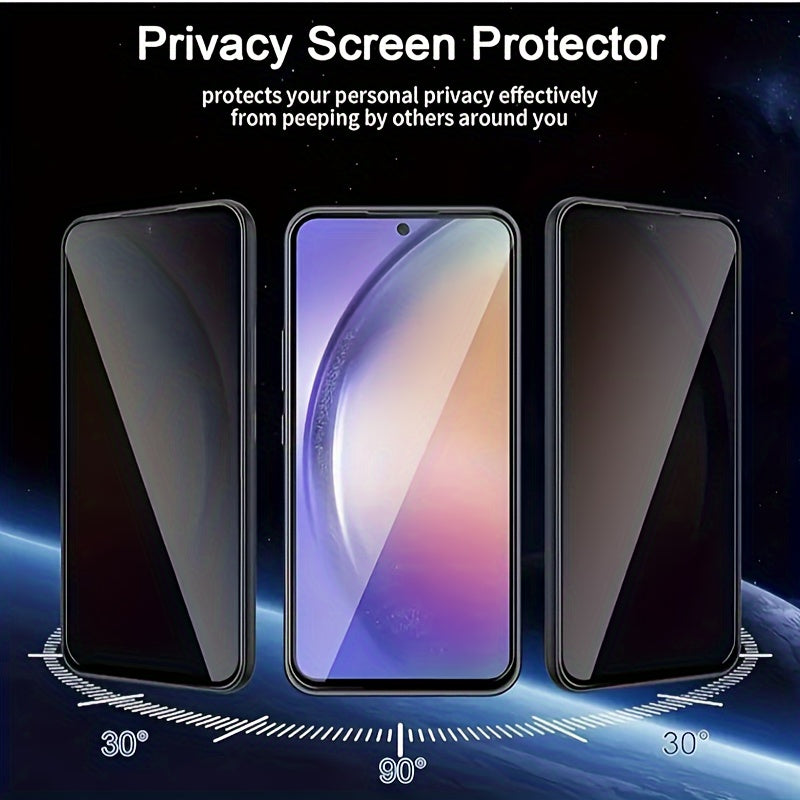 2pcs Privacy Tempered Glass Screen Protector for Samsung A Series Models
