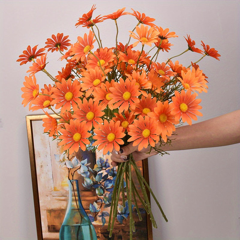 Artificial Daisy Bouquets Bulk Pack for Home Decor Weddings and Parties
