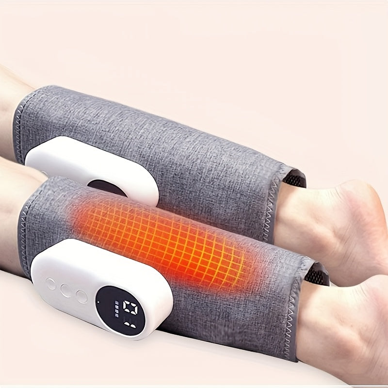 Calf and Foot Massager with Kneading Pressure Wave Hot Compress Rechargeable Lithium Battery Whole Body Use