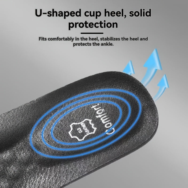 Unisex Thick Double-Layer Breathable Insoles for All-Day Comfort