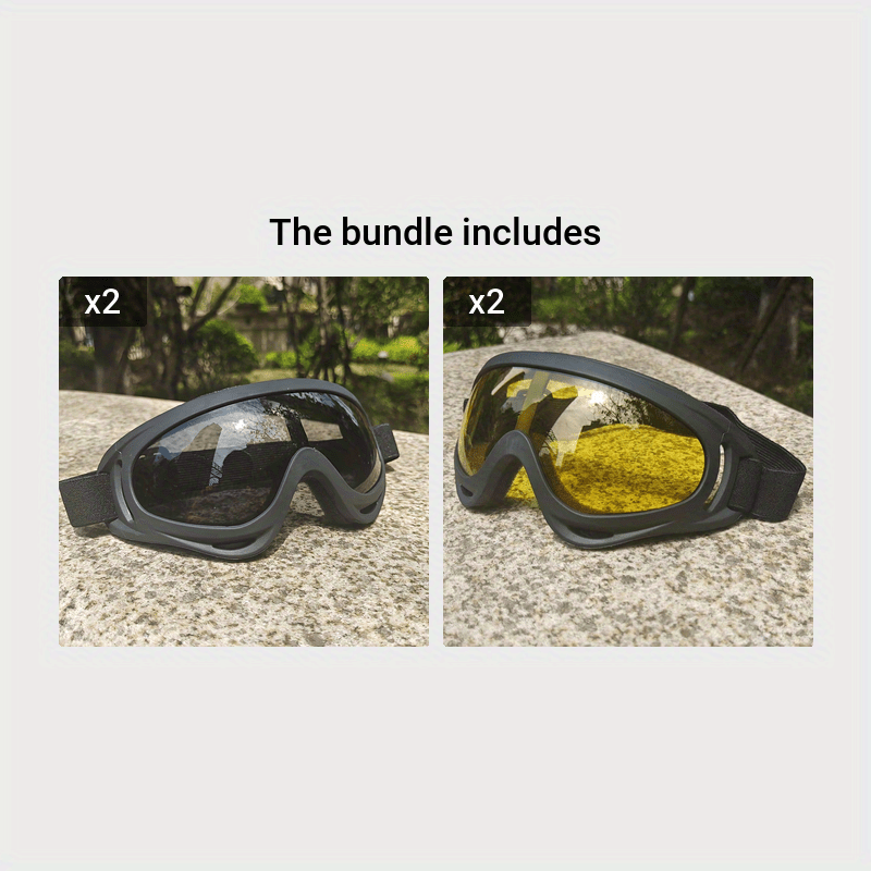 Yangi vintage charmli uchuvchi mototsikl ko'zoynaklari shamol va changdan himoya qilish uchun.