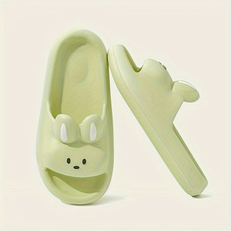 Women's EVA Bunny Slides Non-slip Lightweight Bathroom Shoes