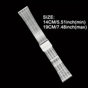 Stainless Steel Watch Band 20mm 22mm Adjustable Quick Release for Smartwatches