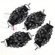 Set of 3 Women's Lace Face Masks Breathable Sun Dust Protection for Fall Winter Outdoor